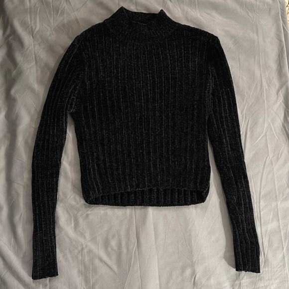 NEW with tag black soft chenille sweater. - Picture 1 of 6